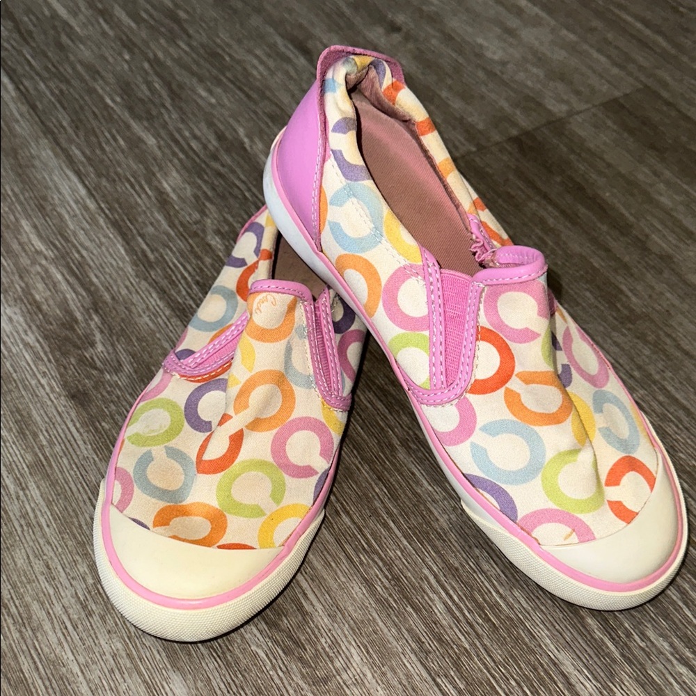 Coach Multicolor Slip-On Sneakers 5.5